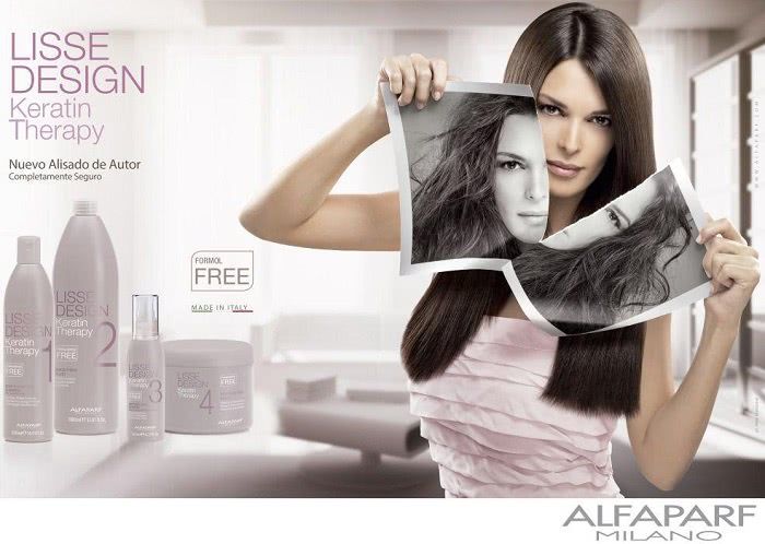 ALFAPARF MILANO Lisse Design Keratin Therapy Hair Detangling Cream, Color  Treated Hair